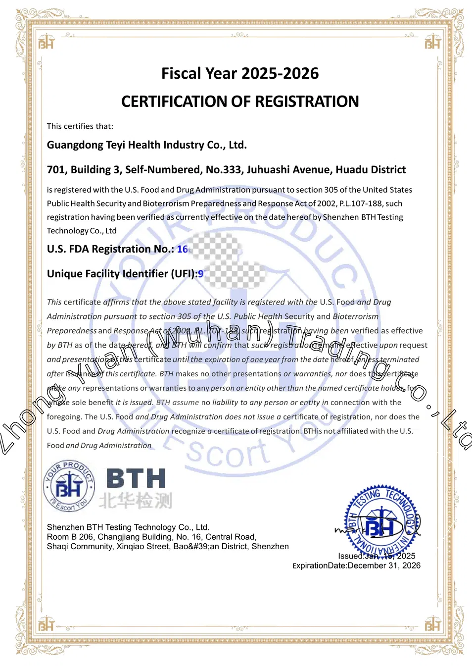 Certificação Internacional