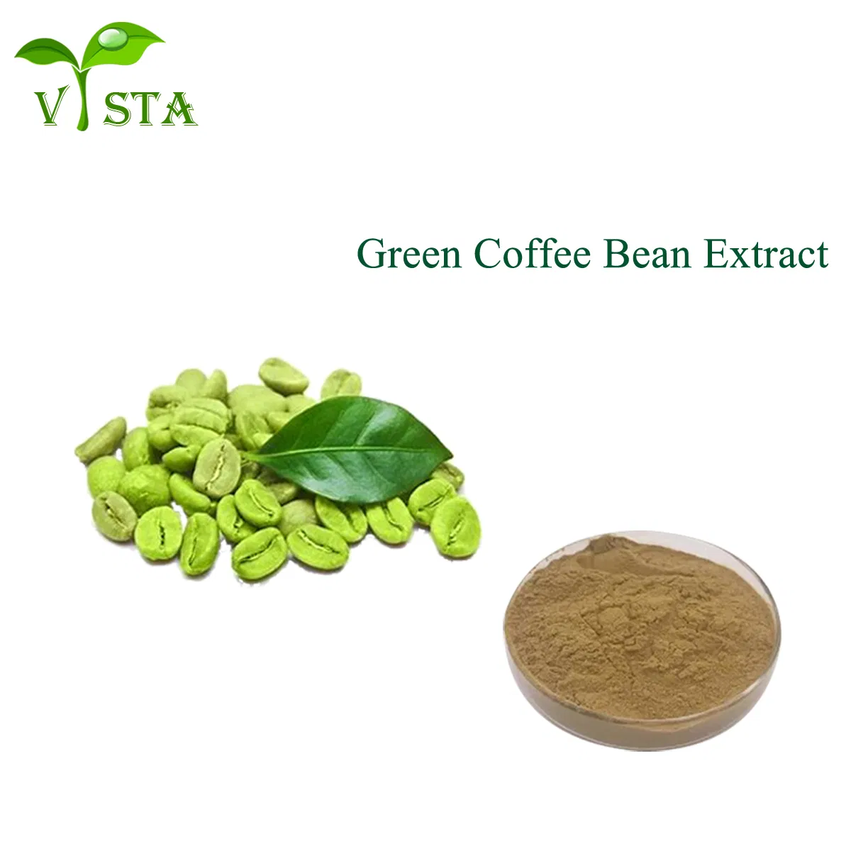 100% Extrato de Grão de Café Verde Natural para Suplemento de Saúde