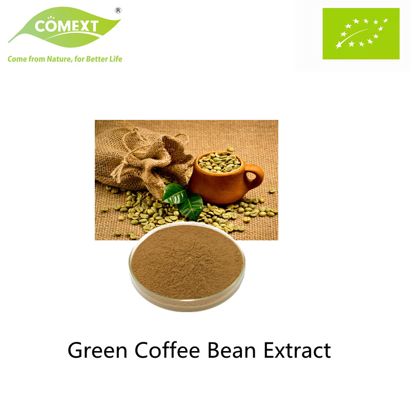 Extrato de Grão de Café Verde Natural Puro Comext 45% 50% Pó Total de Ácidos Clorogênicos Extrato de Planta de Alta Qualidade Extrato Herbal