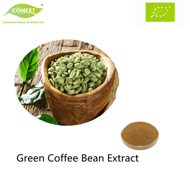 Extrato de Grão de Café Verde Natural Puro Comext 45% 50% Pó Total de Ácidos Clorogênicos Extrato de Planta de Alta Qualidade Extrato Herbal