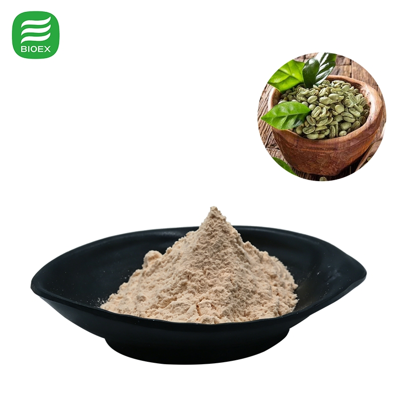 Fornecimento de Fábrica Ácido Clorogênico Natural de Grau Alimentício 28% Extrato de Grão de Café Verde
