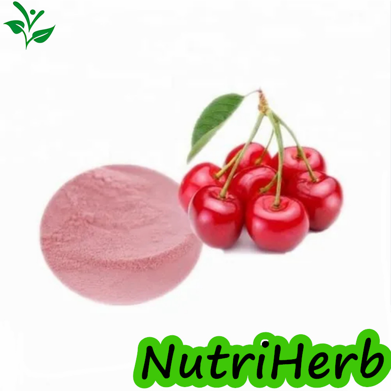 Extrato de Planta Pó de Fruta de Cereja 17% 30% Vitamina C Extrato de Cereja Acerola