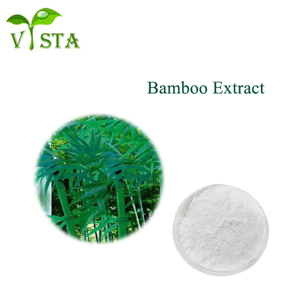 Extrato de Folha de Bambu Puro Natural 70% Silica Orgânica 10%-40% Flavonoides Extrato de Bambu