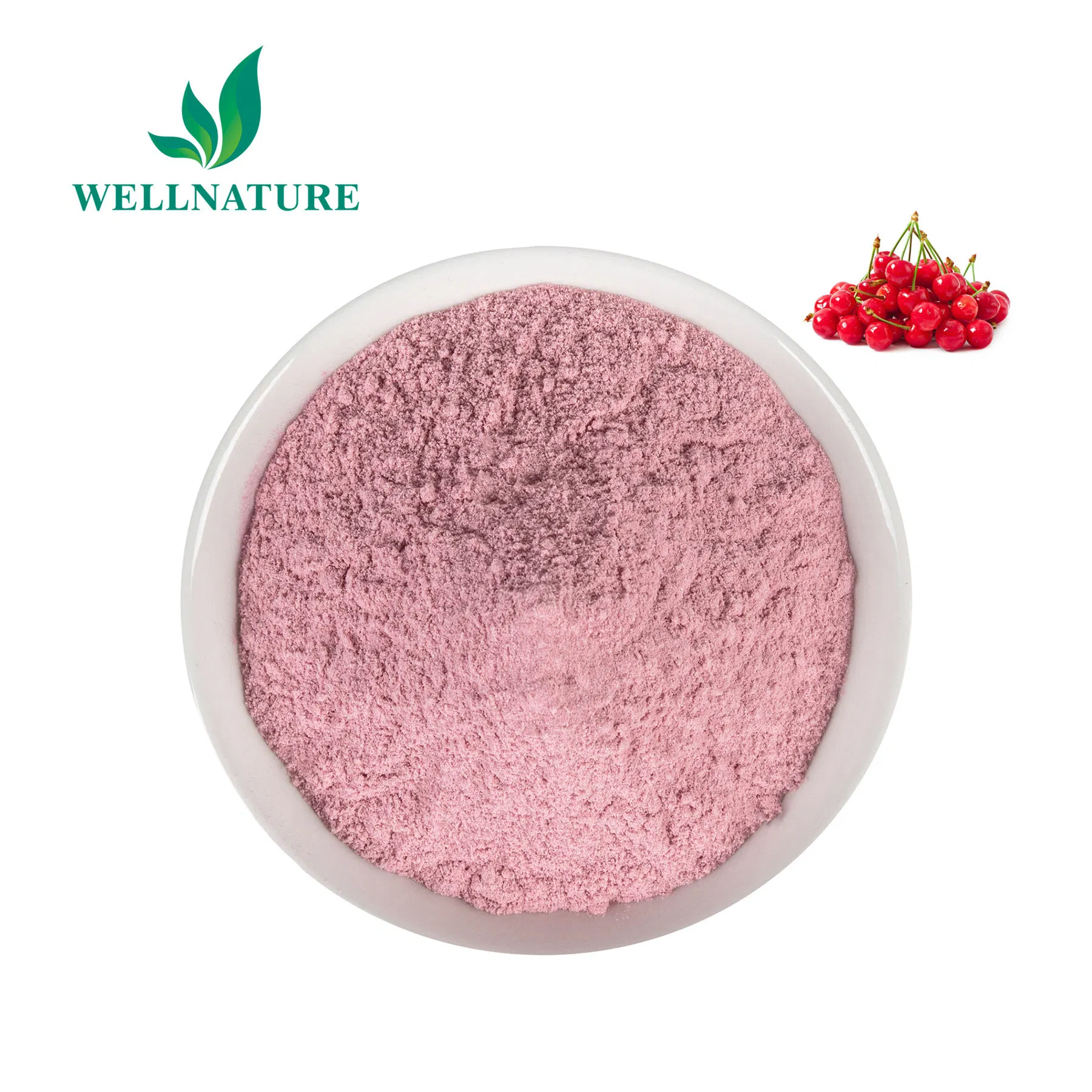 Cor Vermelha Natural Vibrante e Reforço Nutricional para Alimentos, Bebidas e Cosméticos Premium Extrato de Cereja Acerola