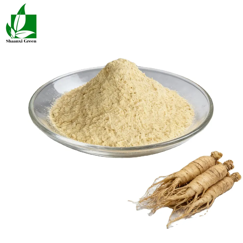 Fornecimento de Fábrica Extrato Natural de Caule e Folha de Panax Ginseng 15% Ginsenosídeos