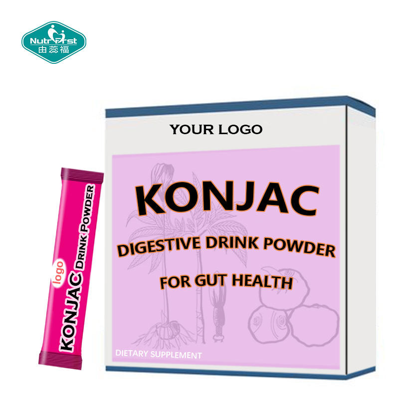 Suplemento Digestivo Personalizado em Pó de Extrato de Konjac para Emagrecimento e Saúde Intestinal