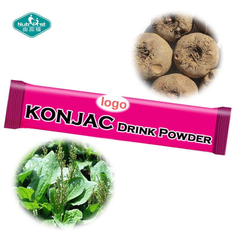 Suplemento Digestivo Personalizado em Pó de Extrato de Konjac para Emagrecimento e Saúde Intestinal