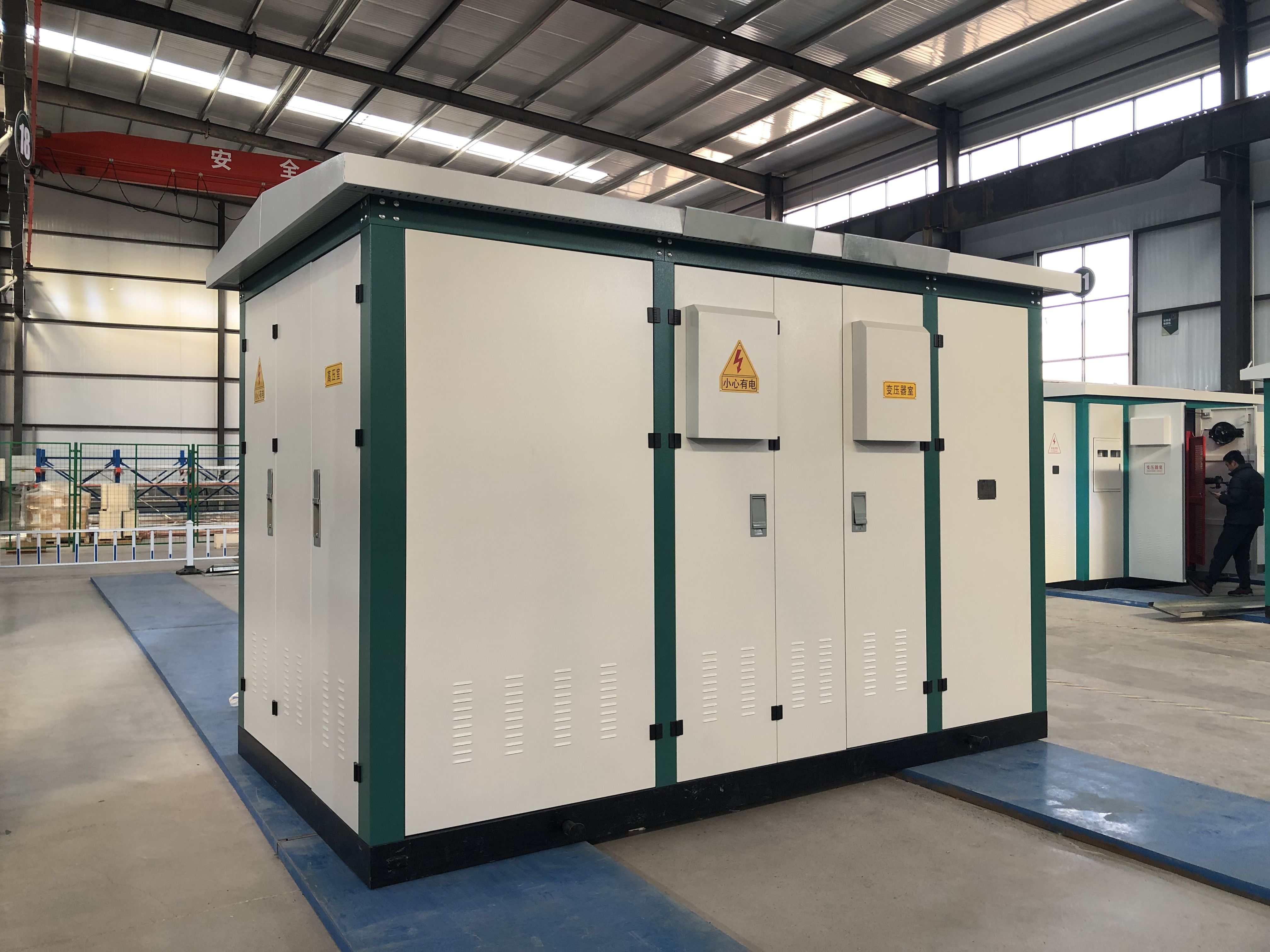 Prefabricated Electrical Substation Side View