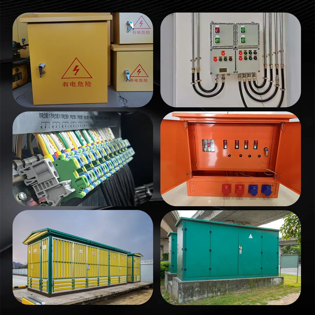 Wall Mount Electrical Power Distribution Box Compact Design for Residential and Commercial Use