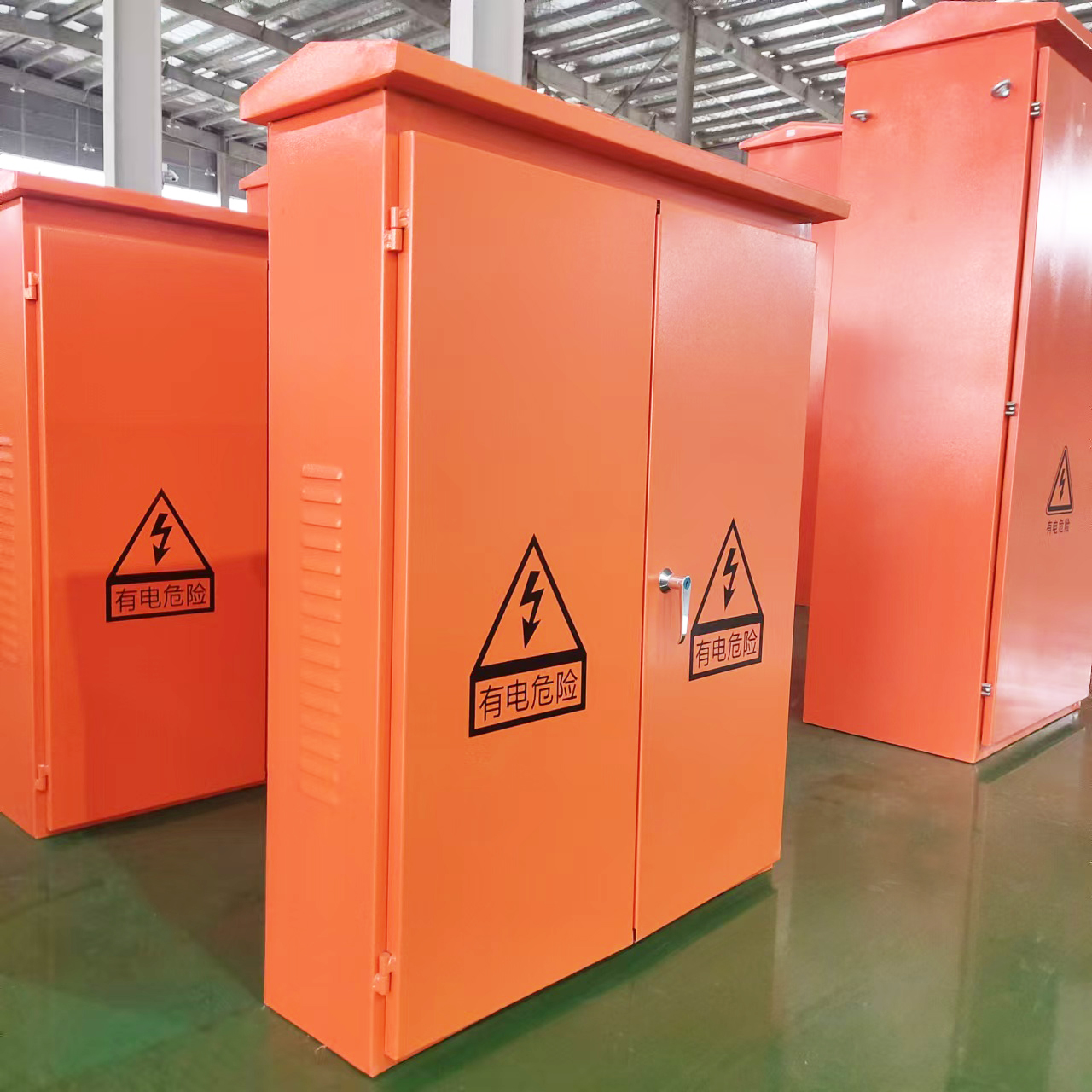 Portable Industrial Electrical Distribution Board 1.2mm High-Footed Temporary Power Construction Site Distribution Box Metal CE