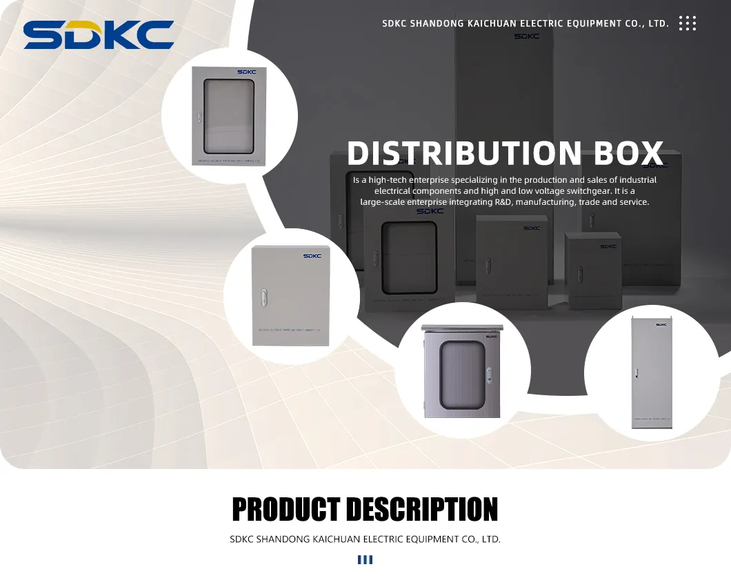 Suitable for Residential Areas, Double-Door Wall-Mounted Distribution Box