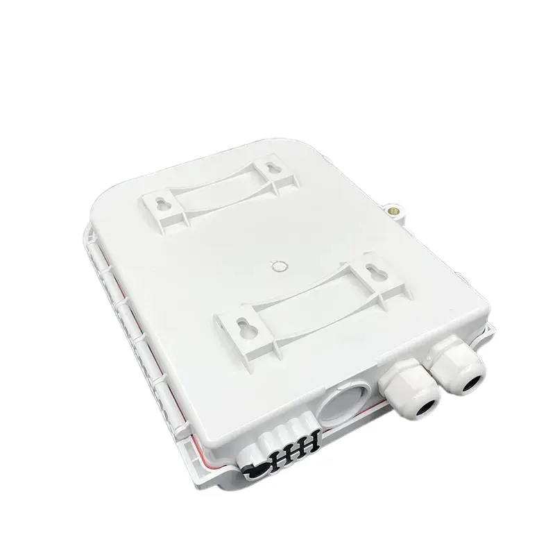 Premium Outdoor Wall-Mounted Fiber Optic Distribution Box for 8 Cores
