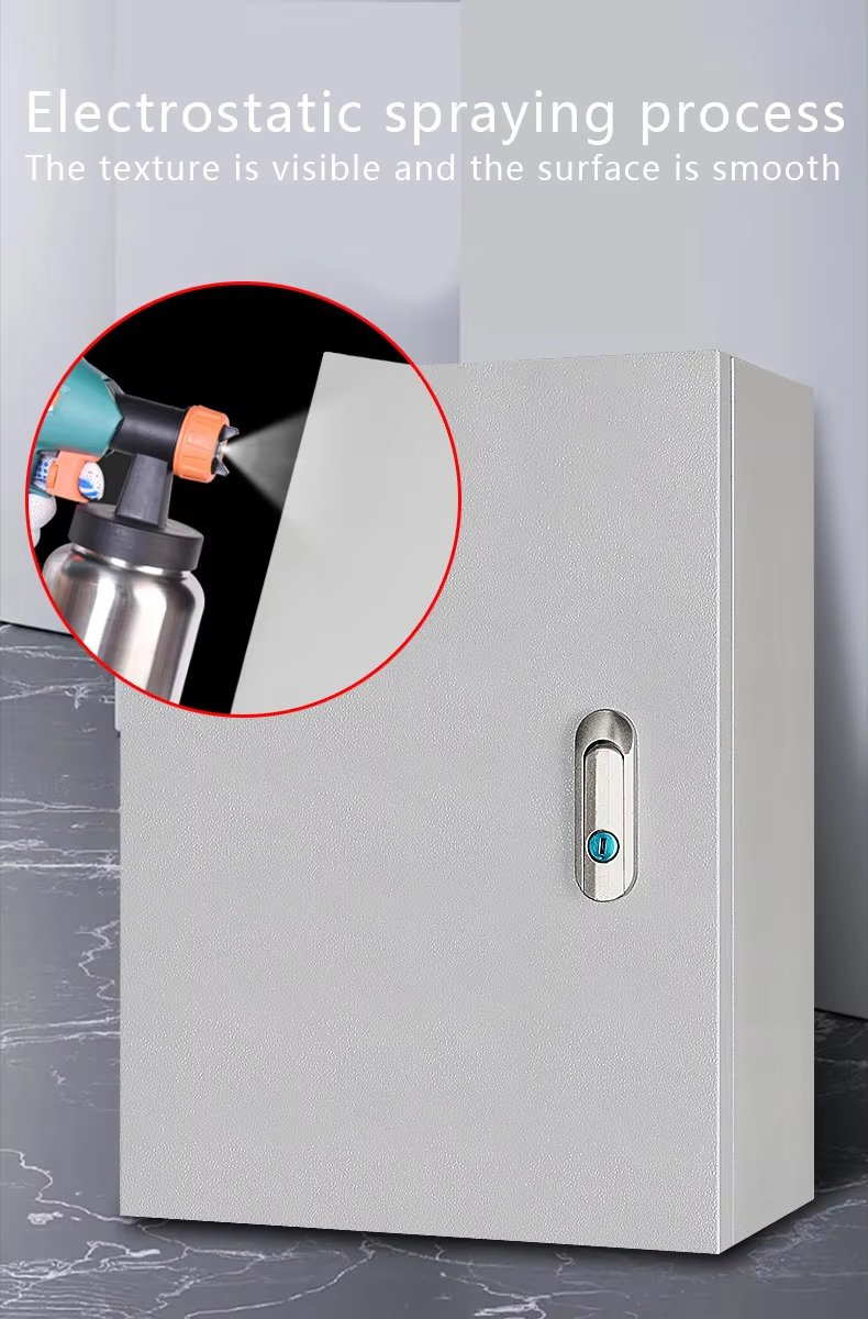Universal Indoor/Outdoor IP65 Waterproof Electrical Distribution Box, High-Quality Wall-Mounted Customizable Factory Direct Manufacturer