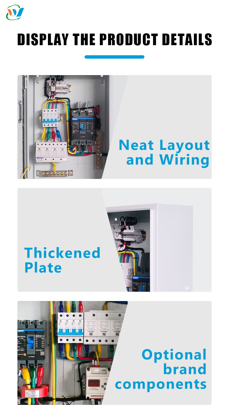 Low-Voltage Power Distribution Integrated Distribution Box Cabinet JP Cabinet IP40 Rated Customizable 16A-400A/12V-380V