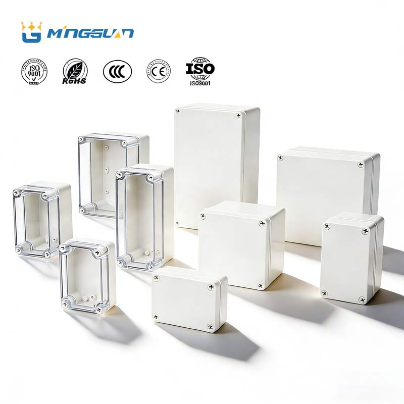 Customized Universal Ip67 ABS Ul94 Vo PC Plastic Waterproof Electrical Junction Boxes For Outdoor Battery