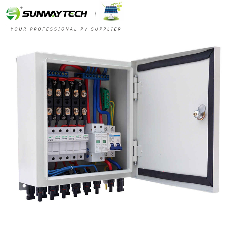 Hot Selling 8 16 String PV Combiner Box Photovoltaic Power Distribution Box DC 1000V PV Solar Panel PV-8m-P PV-16m-P PV Combiner Box