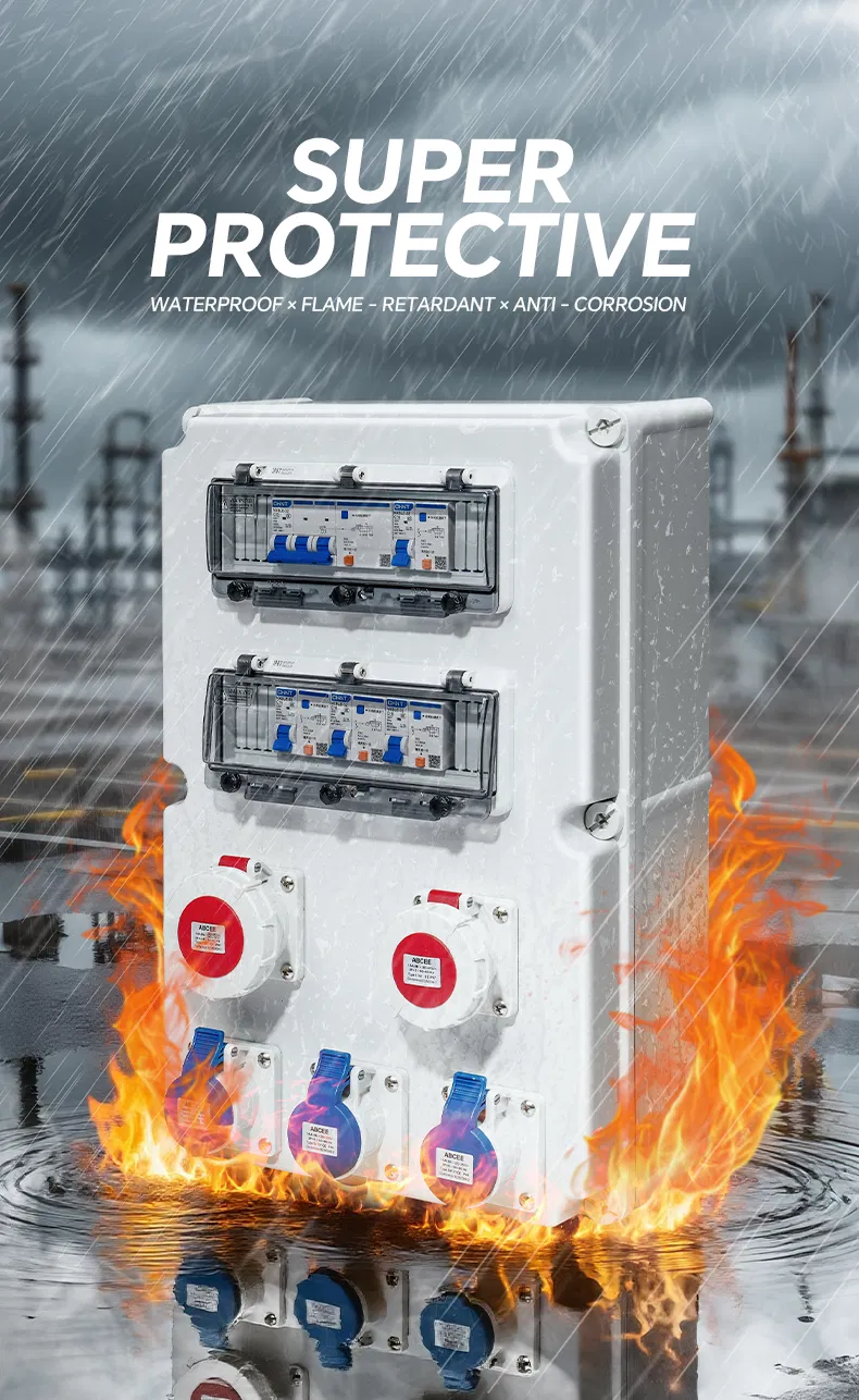 IP65 Waterproof Power Distribution Box with MCB for Smart Factories