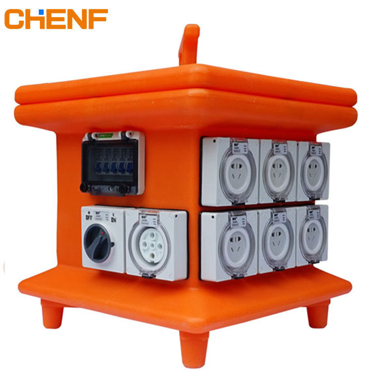 Outdoor Customized Electrical 3 Phase Industrial Portable Power IP67 Waterproof Distribution Box for Australia