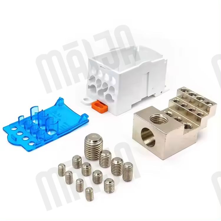 Ukk 400A Installation Panel Mounted Modular Wire Connector Junction Box Unipolar Ukk Series DIN Rail Power Distribution Block