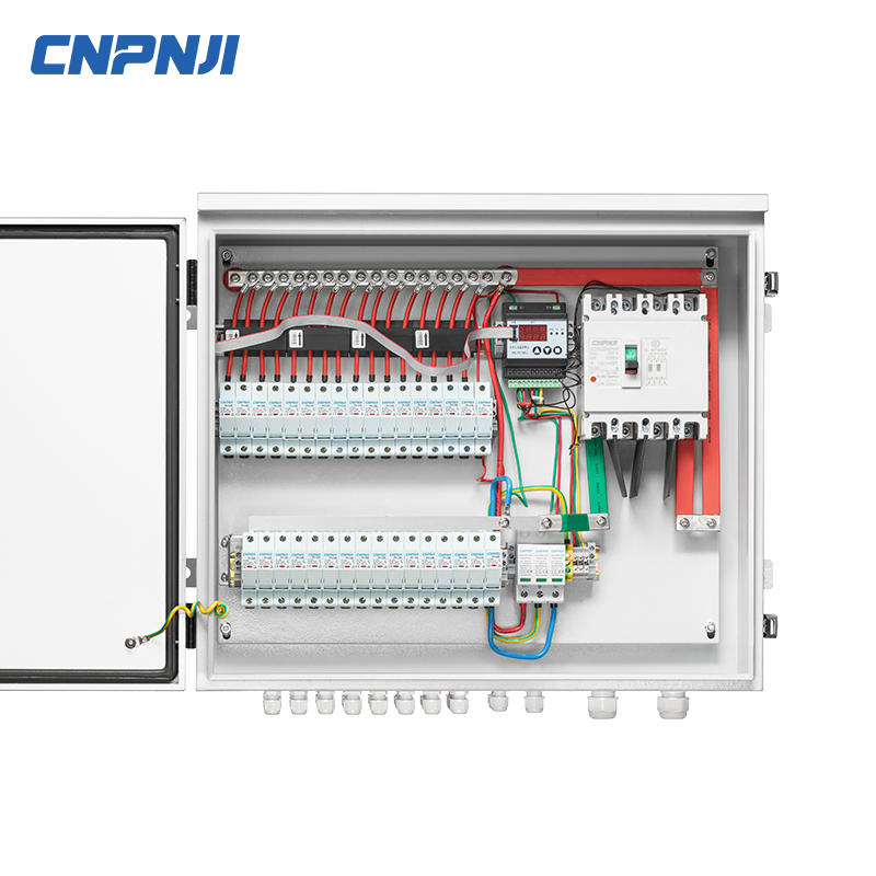 Photovoltaic Power Convergence AC DC Distribution Box Lightning Protection Intelligent Convergence Box Solar 16 in 1 out 1000 Grid-Connected