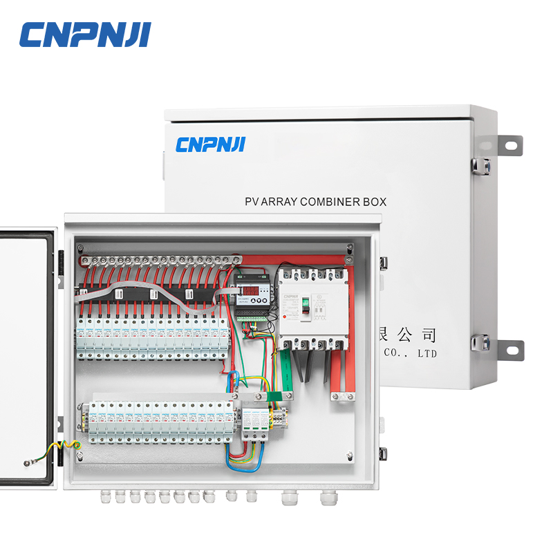 Photovoltaic Power Convergence AC DC Distribution Box Lightning Protection Intelligent Convergence Box Solar 16 in 1 out 1000 Grid-Connected