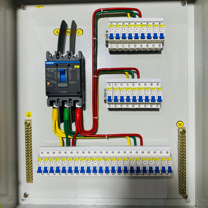 160A Residential Apartment Distribution Box Overload Protected Distribution Cabinet