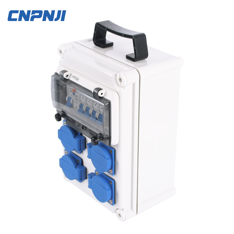 Portable Distribution Box Electrical Modular Panel Waterproof Socket Box