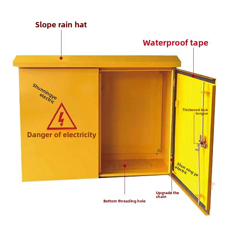 Outdoor Yellow Waterproof Industrial Aviation Socket Box Mobile Site Basic Business 220V/380V One Two Three Distribution Box