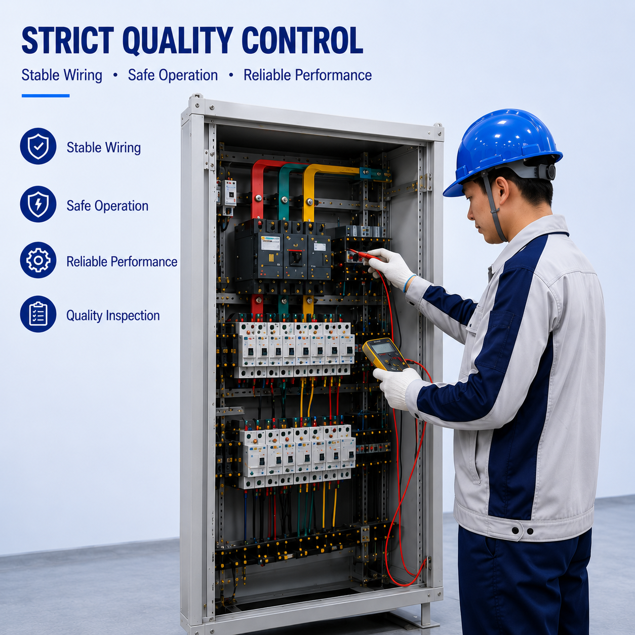 Meygo Industrial Box Low-Voltage Electrical Power Distribution Equipment with Transfer Switch for Power Electrical Panel Box