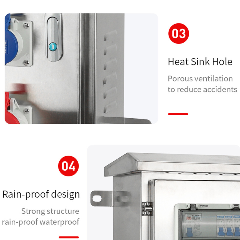 Low-Voltage Complete Set Three-Phase Meter Socket Lighting Box Switch Power Control Box Distribution Box