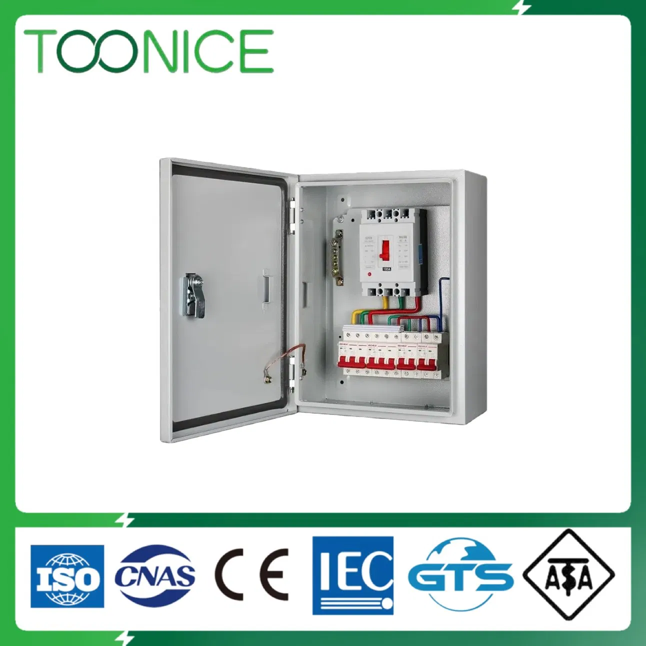 Toonice Jfx Metal Galvanized Plated Wall Mounted Distribution Box