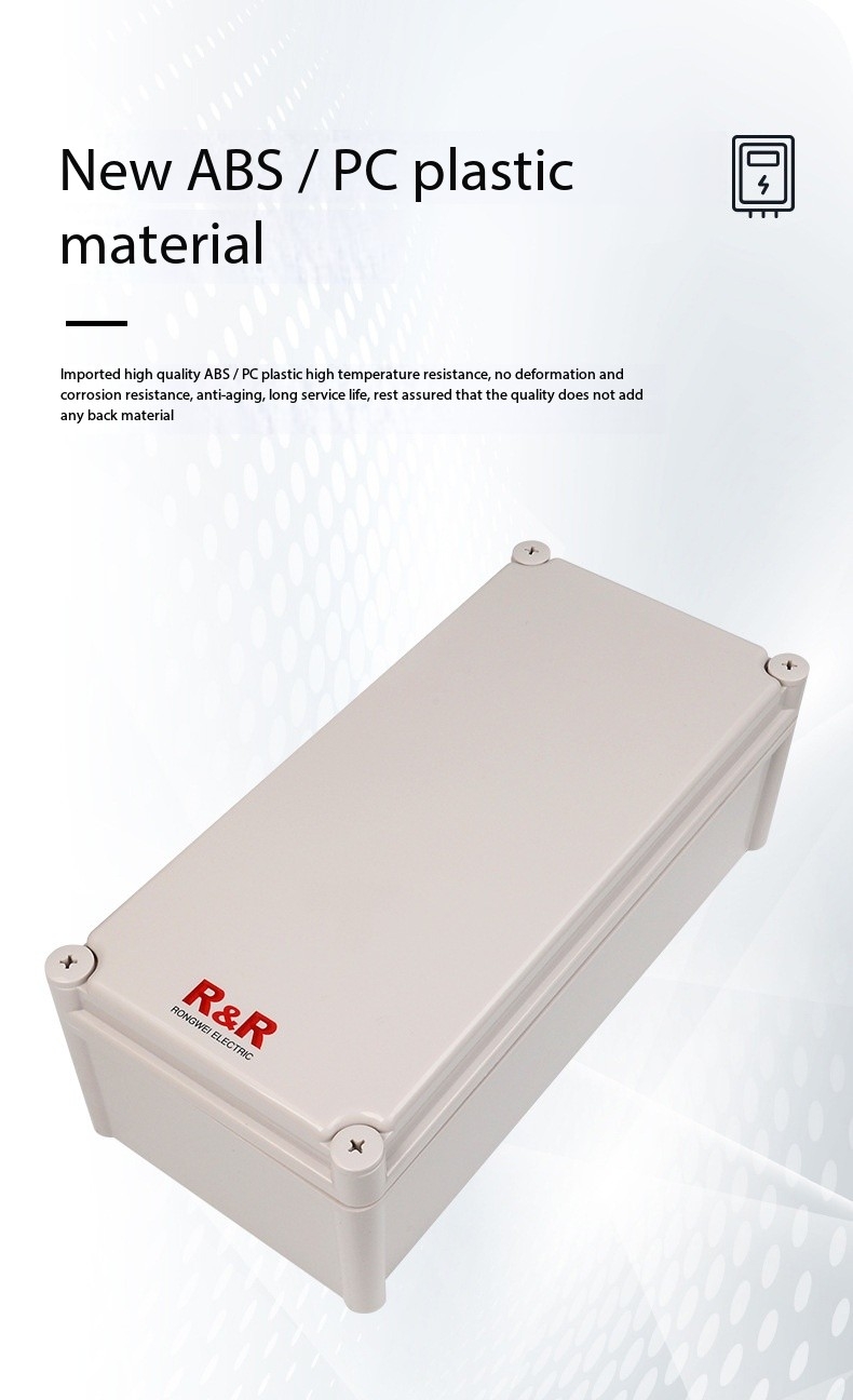 Outdoor Waterproof PC Material Junction Box PCG Series Power Distribution Box IP67 Protection Level