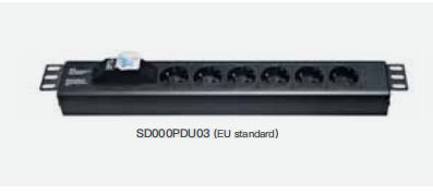 Feiboer Network Cabinet UK Standard 6 Sockets 6 Way with on off Switch Power Distribution Unit PDU