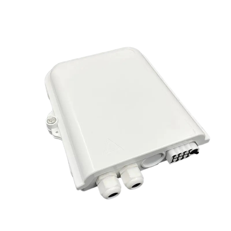 Premium Outdoor Wall-Mounted Fiber Optic Distribution Box for 8 Cores