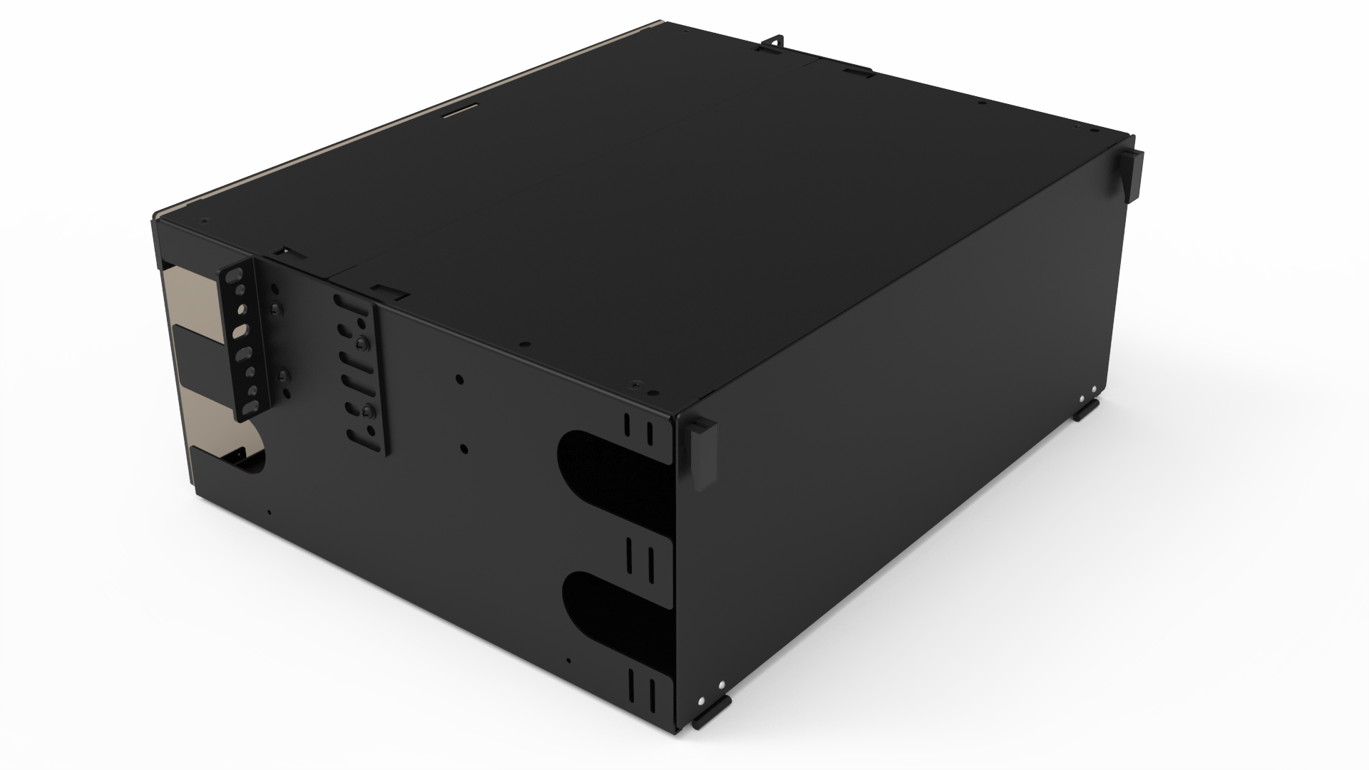 Hot Sale ODF Optical Fiber Patch Panel Distribution Box Slide Rail Adapter Panel 4U LC 144/288 Port For Network Cabling Project