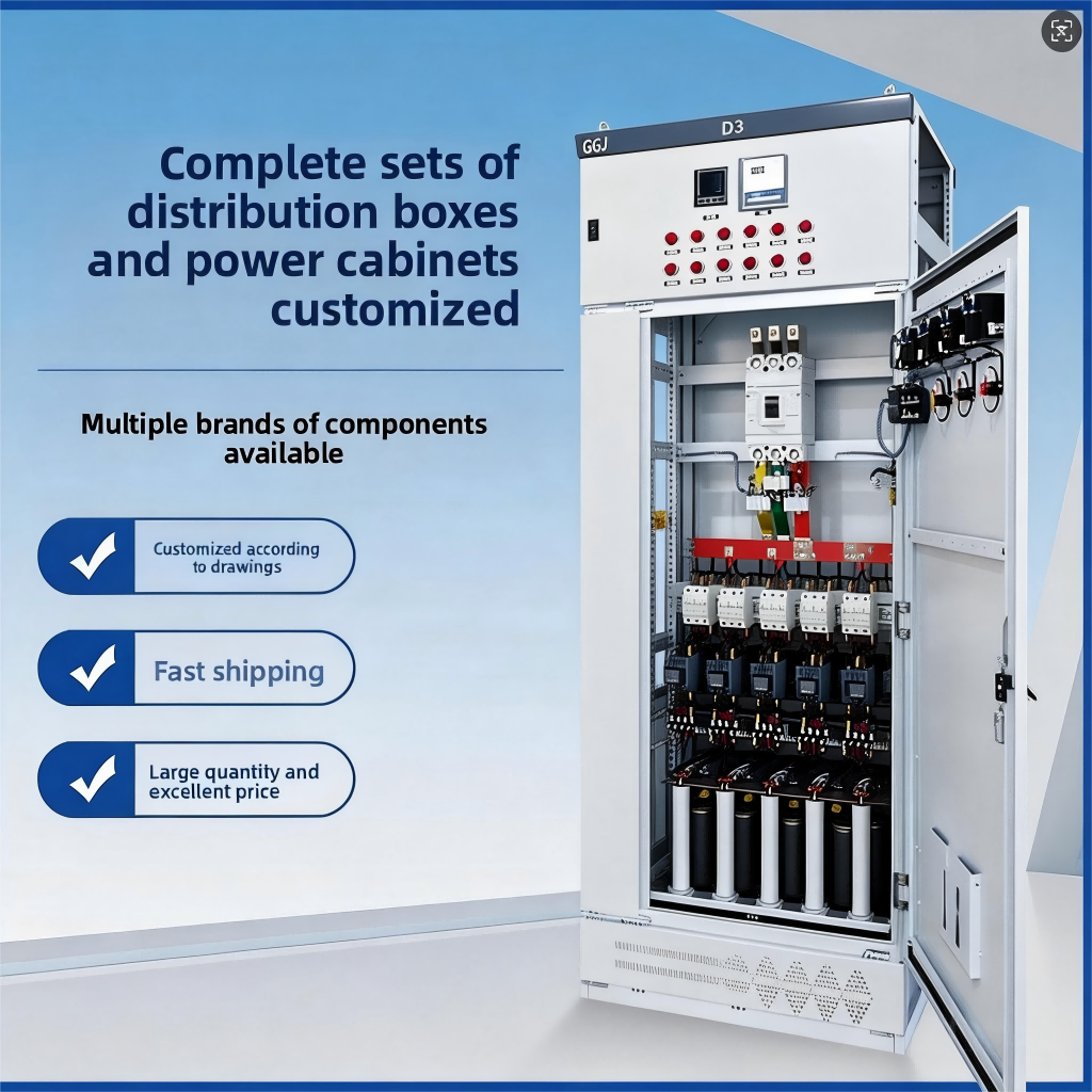 High Quality Low Voltage Electrical Panel Box GB Standard Metal Distribution Enclosure for Industrial Power Control