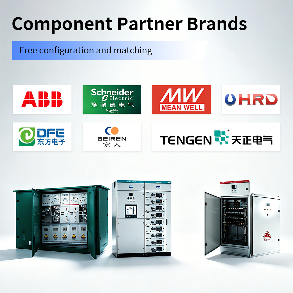 Angao OEM ODM Custom Lv GCK Low-voltage Industrial Electric Switchgear Electric Control Panel Box Power Distribution Cabinet