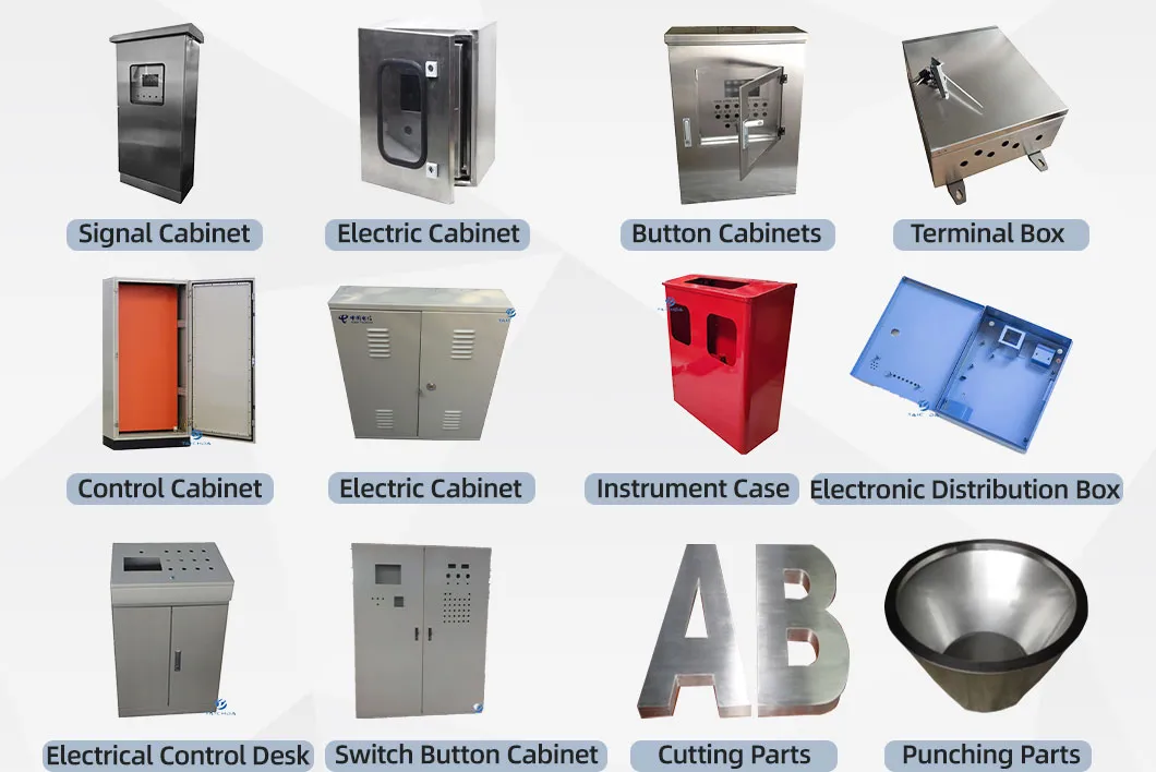 Outdoor Waterproof Wall-Mounted Metal Fabrication Power Control Supply Distribution Electrical Electric Cabinet Box