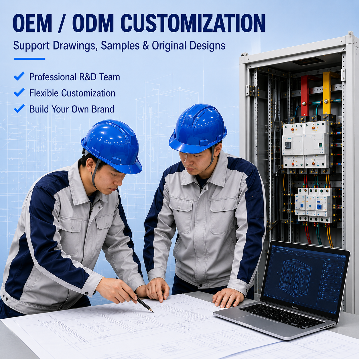 Meygo Industrial Box Low-Voltage Electrical Power Distribution Equipment with Transfer Switch for Power Electrical Panel Box