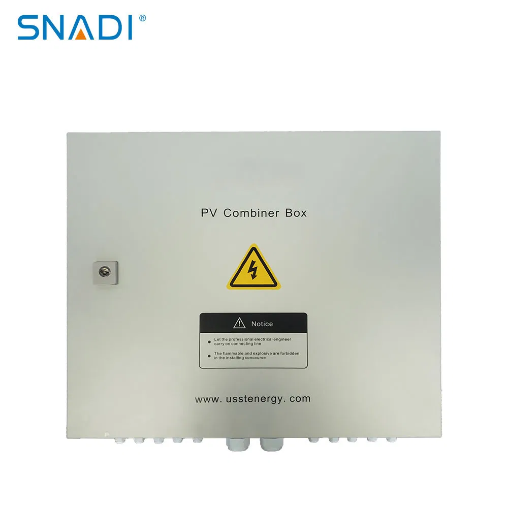 Waterproof IP65 PV Solar Array Combiner Box Power 3 Phases Distribution Box