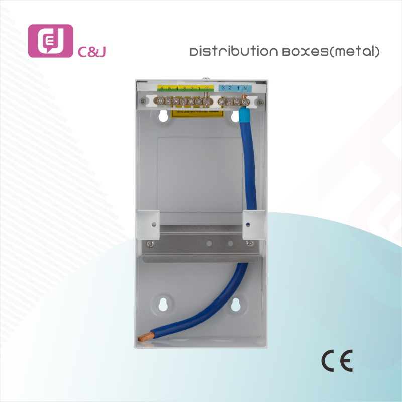 China Supplier 4way Surface Metal Consumer Unit Distribution Box with DIN Rail Modular Kit