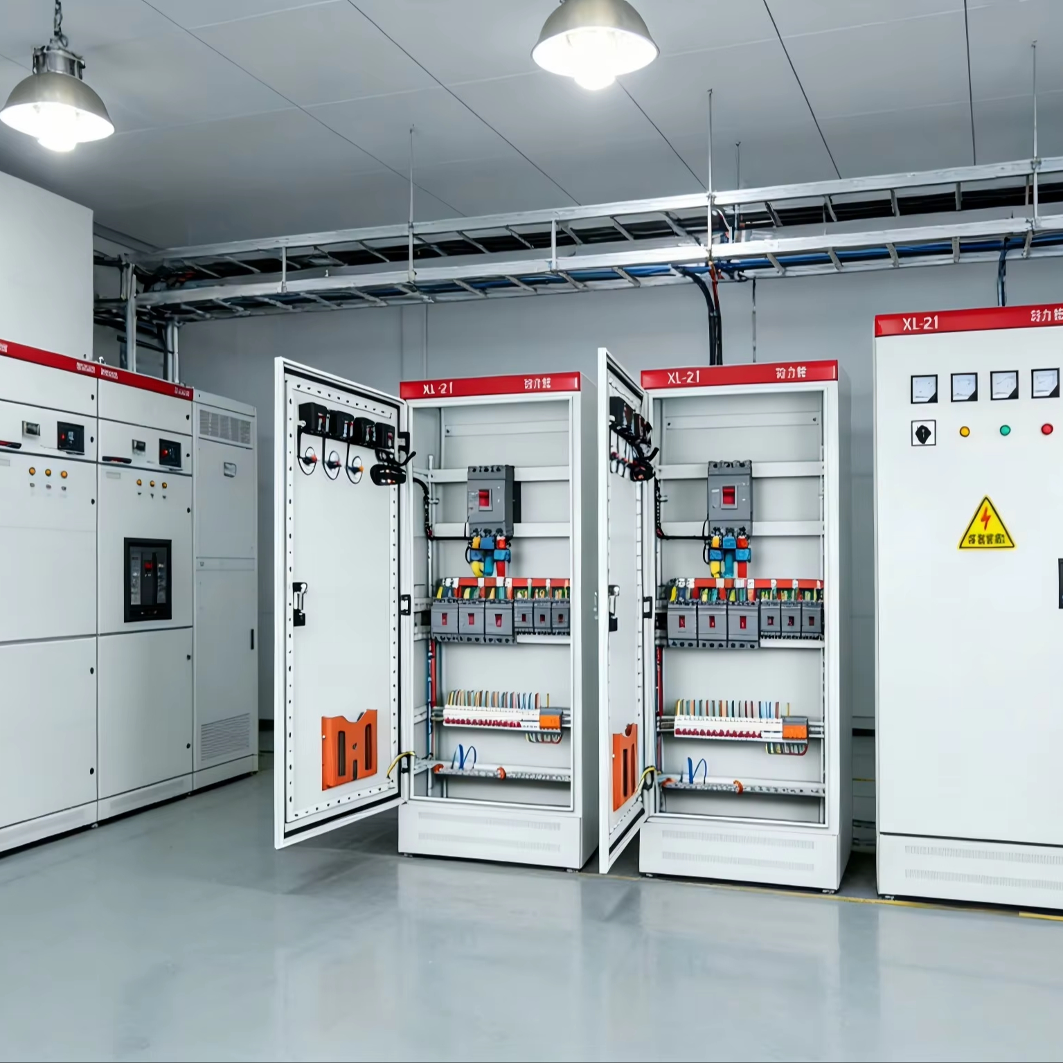 XL-21 Low-Voltage Distribution Box IP66 Rated Power Cabinet Hybrid Lock Customizable Current for Industrial Commercial Use Motor