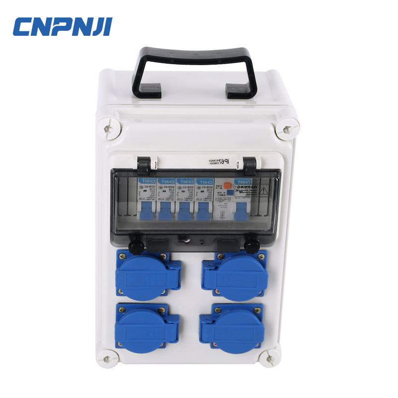 Portable Distribution Box Electrical Modular Panel Waterproof Socket Box