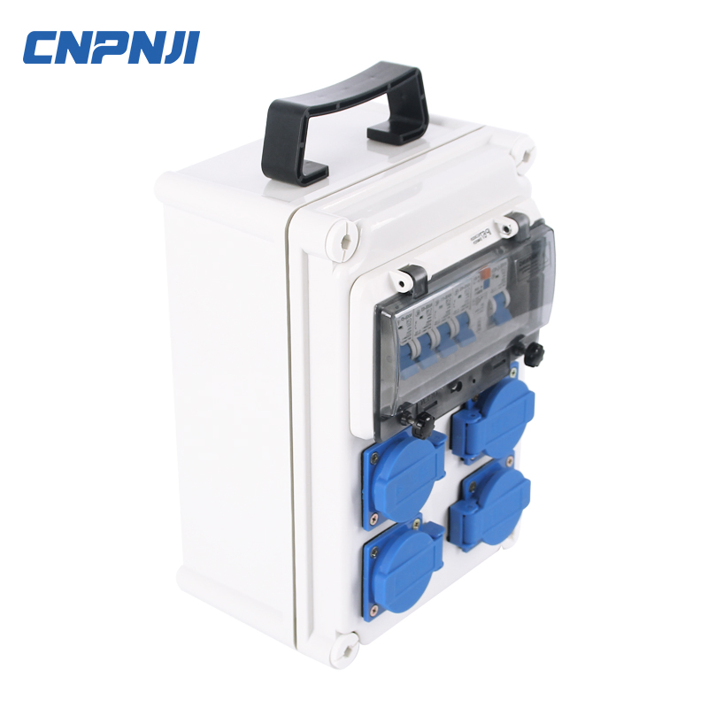 Portable Distribution Box Electrical Modular Panel Waterproof Socket Box