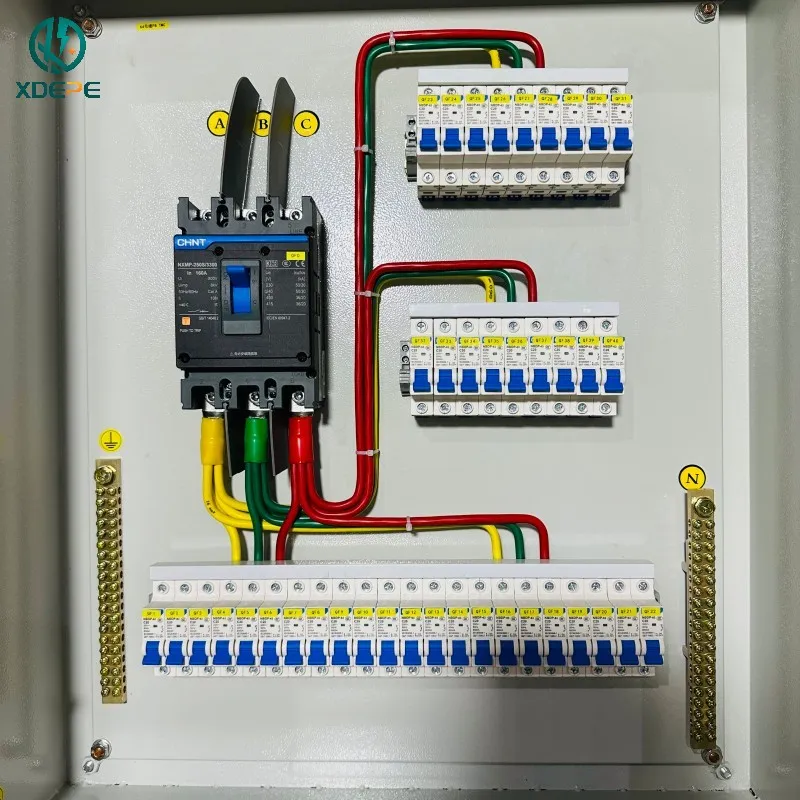Overload Protected Distribution Cabinet Component Layout