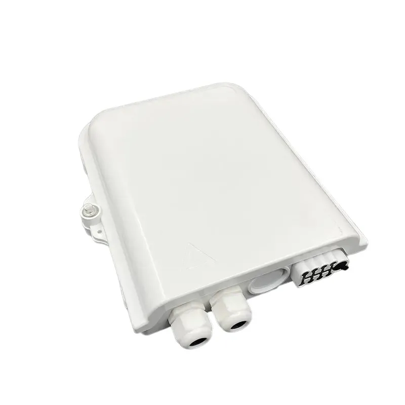 Premium Outdoor Wall-Mounted Fiber Optic Distribution Box for 8 Cores