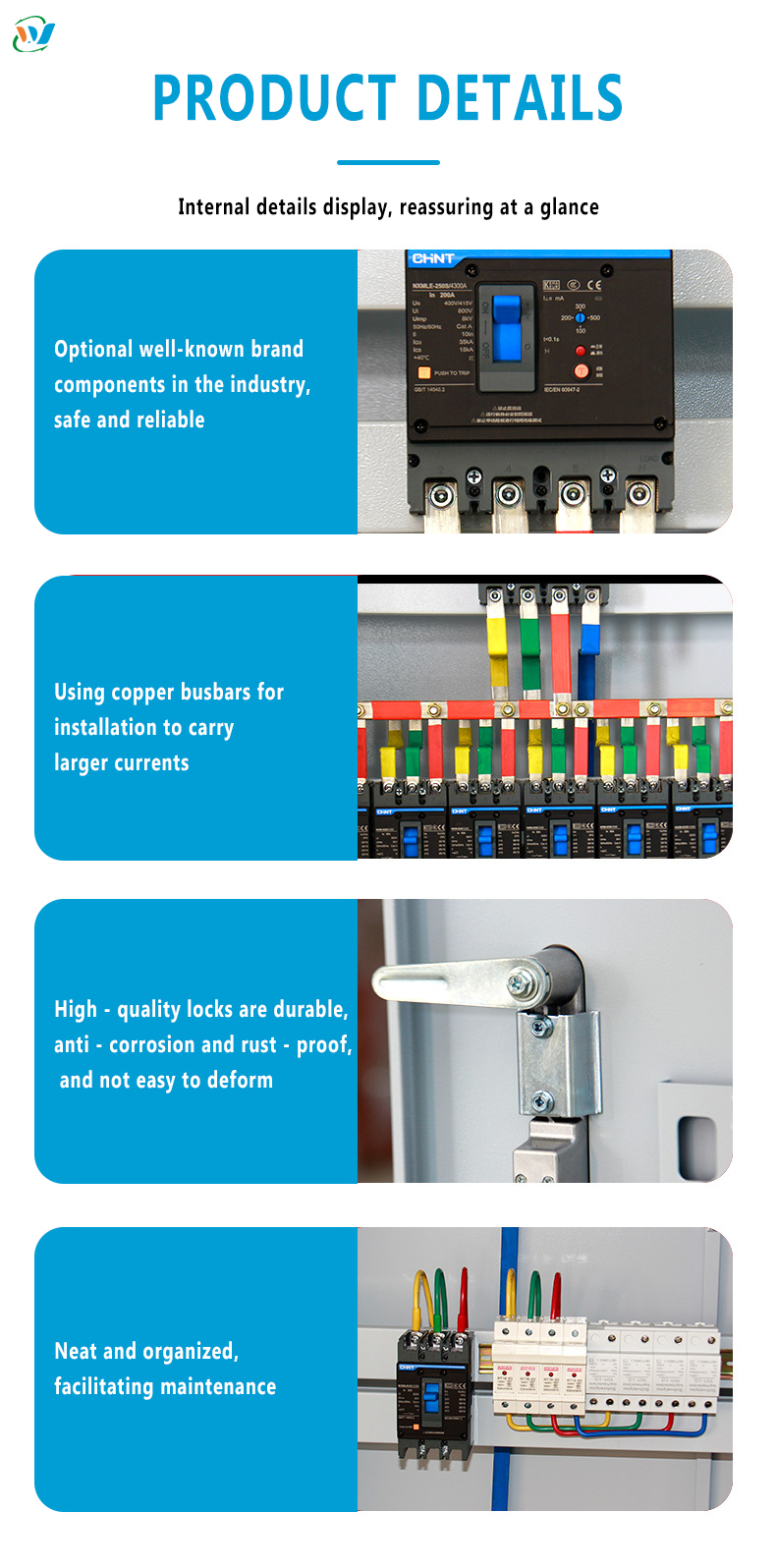 Custom Low-Voltage Aluminium XL-21 Complete Power Distribution Control Cabinets IP55 Protection Hybrid Lock Indoor/Industrial AC