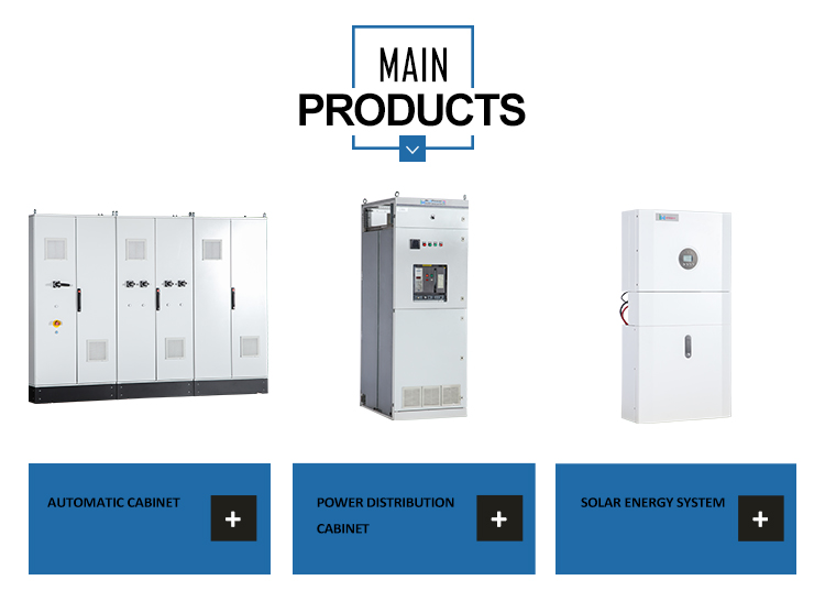 Small Steel Power Distribution Cabinet 100A Distribution Panel Breaker Protective Equipment