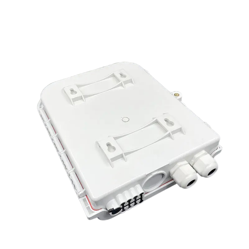 Premium Outdoor Wall-Mounted Fiber Optic Distribution Box for 8 Cores