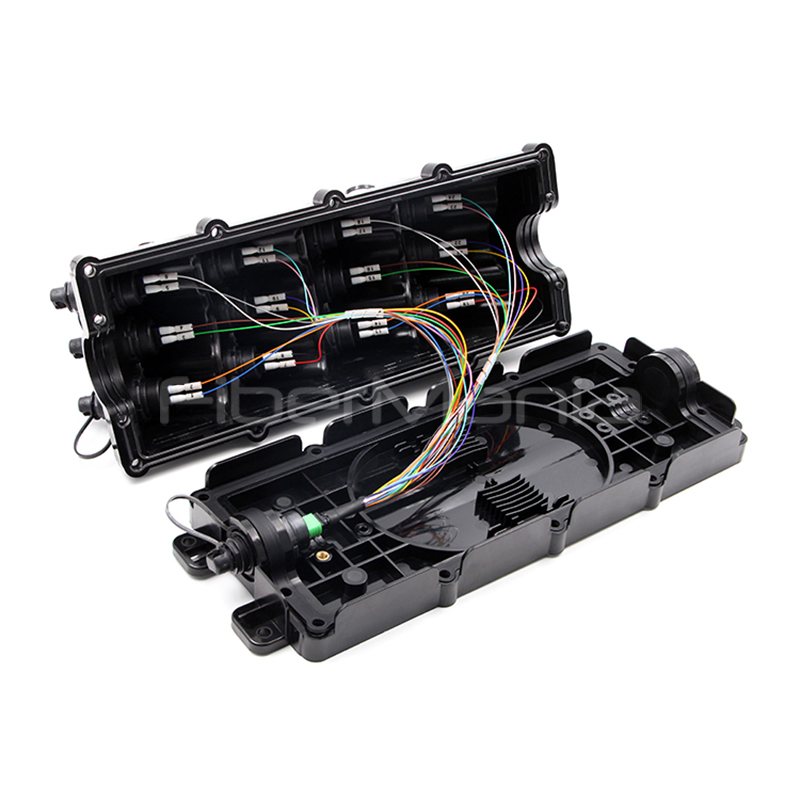 China Factory OEM IP68 Waterproof Corning OptiTap Compatible MST Multiport Service Terminal Box 4-12 Ports Outdoor FTTA FTTH Fiber Optic Distribution